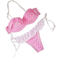 swimwear sexy bikini set suit high waist swimsuit two piece beachwear