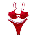 sexy push up unpadded brazilian bikini 4colors set