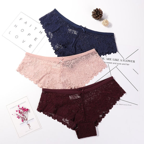 sexy lace panties women fashion cozy lingerie tempting briefs
