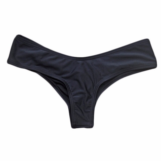 traje de baño para mujer, bragas, bikini, corbatas laterales, tanga brasileño