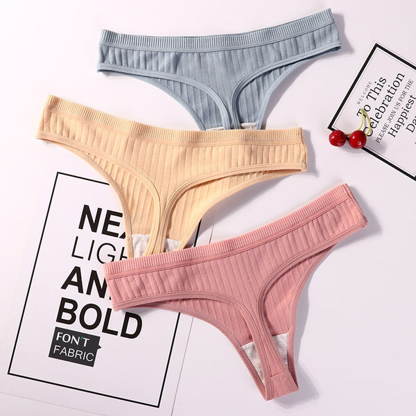 sexy lingerie women's cotton g-string thong panties string underwear