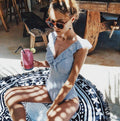 sexy striped swimsuit women push up one piece swimsuit