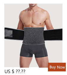lanfei men hot neoprene body shaper waist trainer tummy control belt