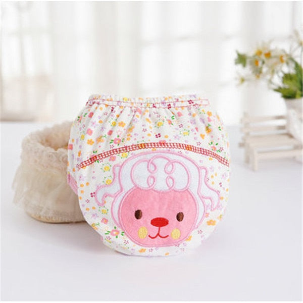 baby cotton training pants panties baby diapers reusable cloth diaper