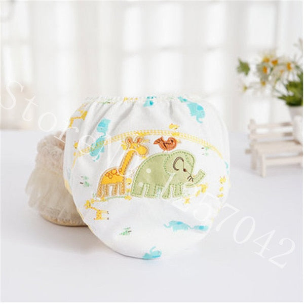 baby cotton training pants panties baby diapers reusable cloth diaper