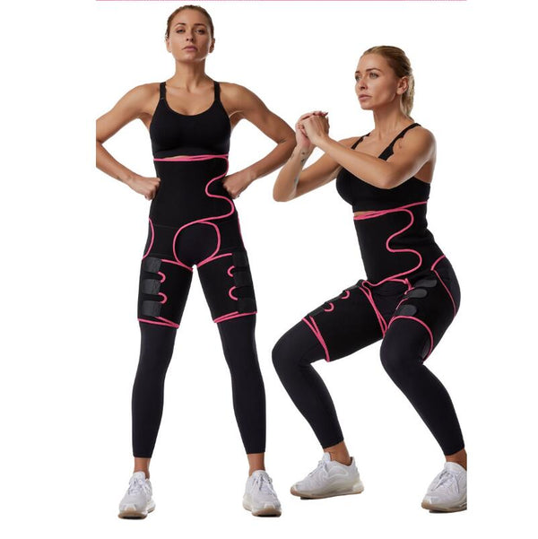 women sweat thigh trimmer high waist shaping thigh shaper