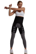 women sweat thigh trimmer high waist shaping thigh shaper