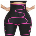 women sweat thigh trimmer high waist shaping thigh shaper
