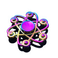 hand spinner edc fidget spinner metal rainbow spiner gold