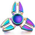 hand spinner edc fidget spinner metal rainbow spiner light yellow