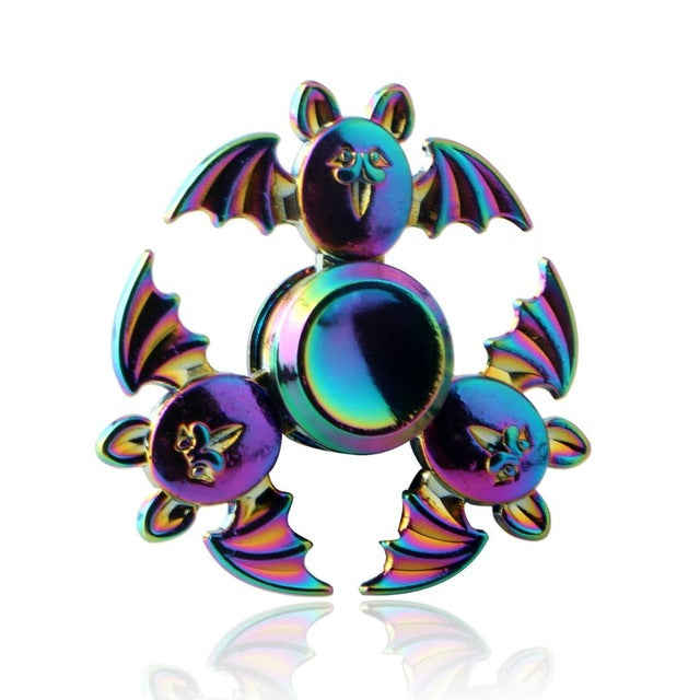 hand spinner edc fidget spinner metal rainbow spiner rose red