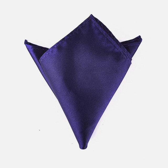 luxury 36 colors hanky men's handkerchief solid color white black red pocket square 22cm wedding business party chest towel 16