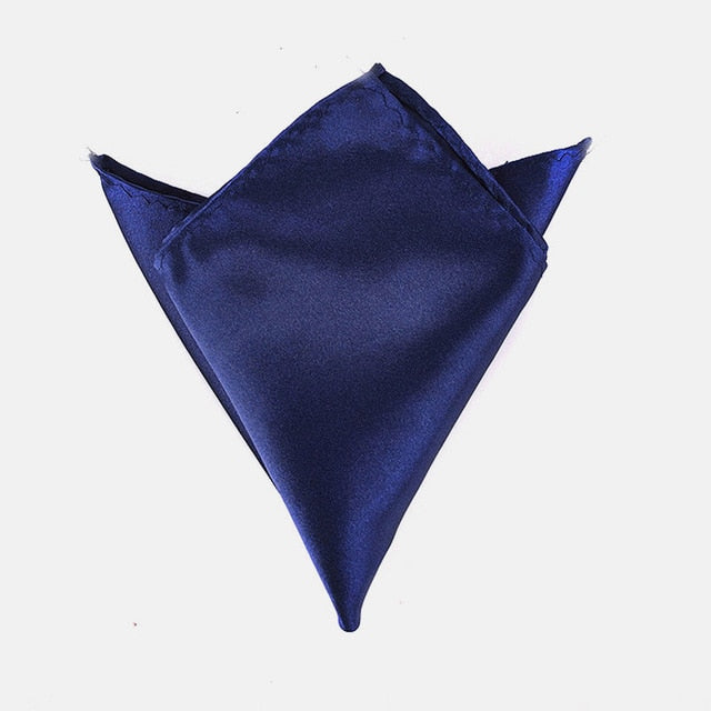 luxury 36 colors hanky men's handkerchief solid color white black red pocket square 22cm wedding business party chest towel 21